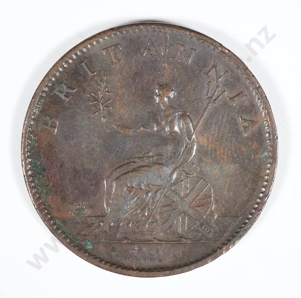 1806 United Kingdom Halfpenny - EF CV 45 GBP  Image 1++