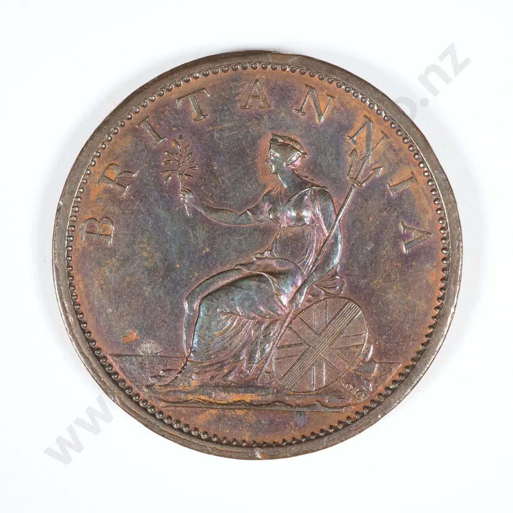 1806 United Kingdom One Penny - EF CV 75 GBP  Image 1++