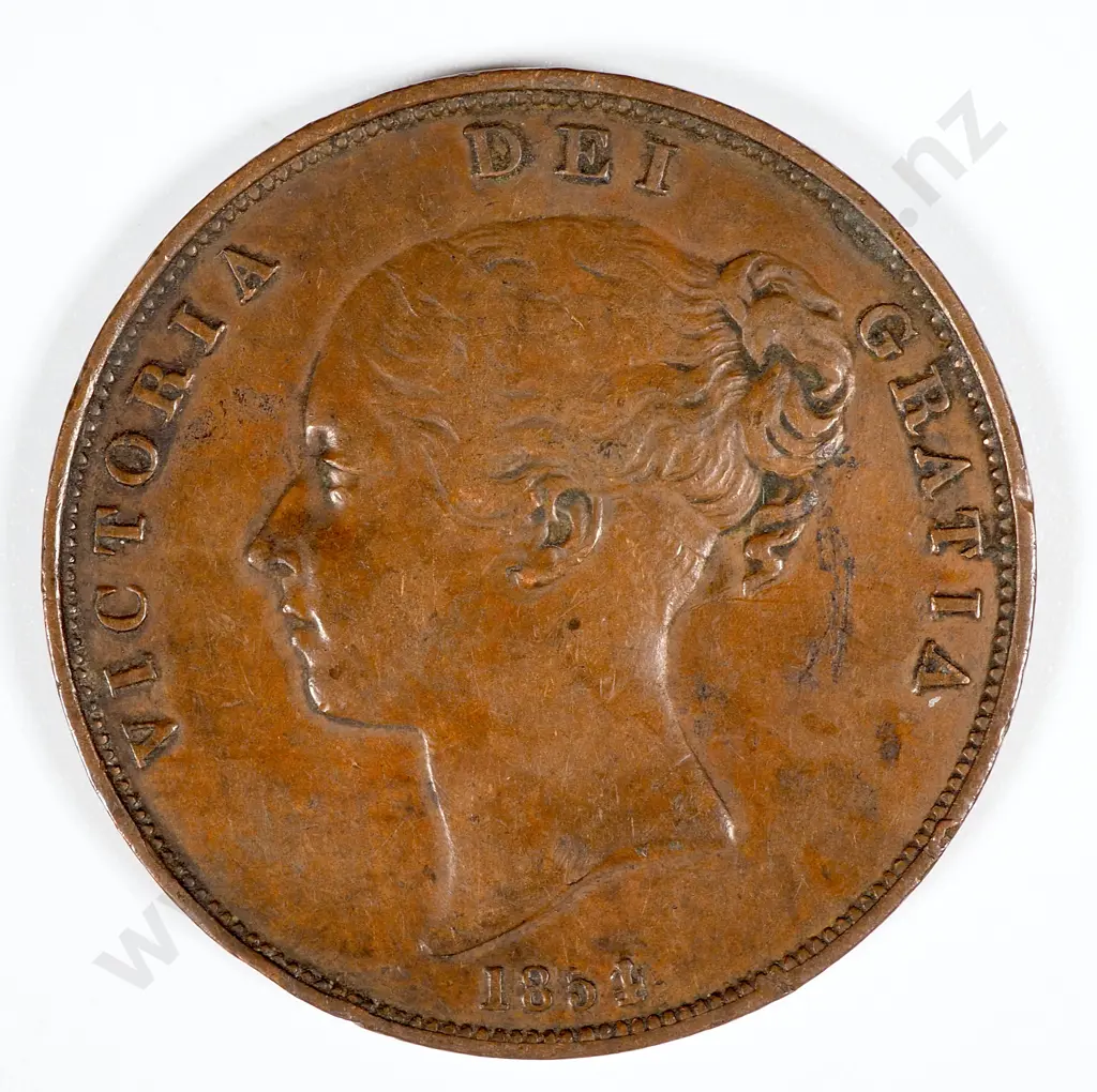 1854/3 United Kingdom Penny  Image 1++