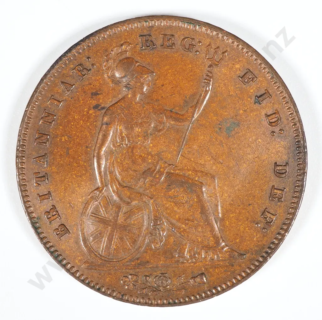 1854 United Kingdom Penny - Trace of Lustre Image 1++