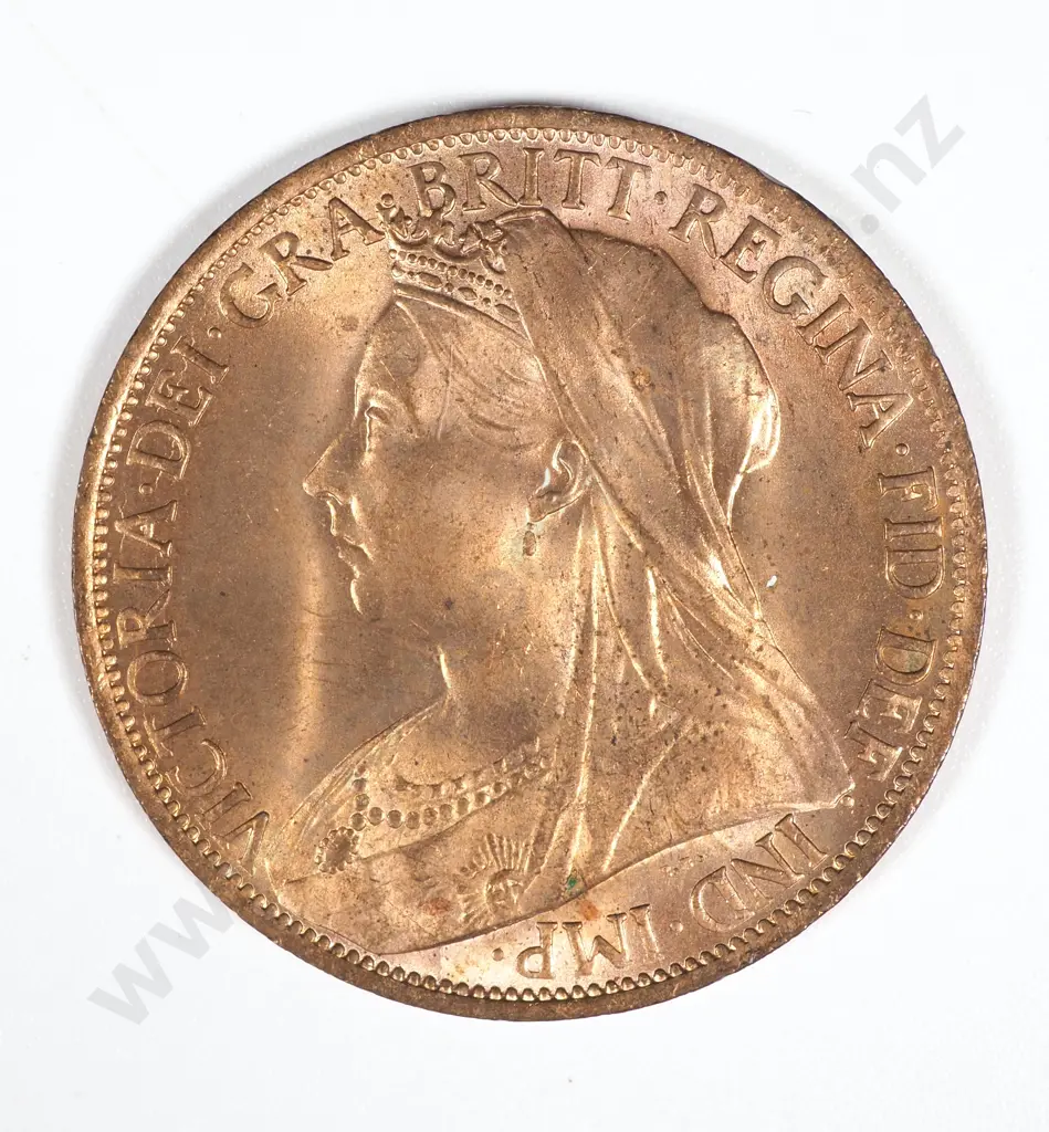 1900 United Kingdom Penny - UNC CV 85 GBP  Image 1++