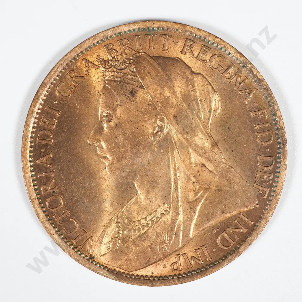 1901 United Kingdom Penny - AUNC CV 35 GBP  Image 1++