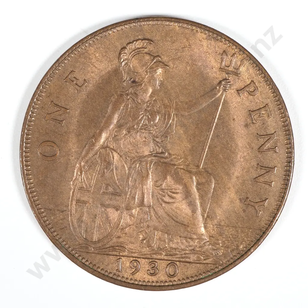 1930 United Kingdom Penny - EF CV 20 GBP  Image 1++