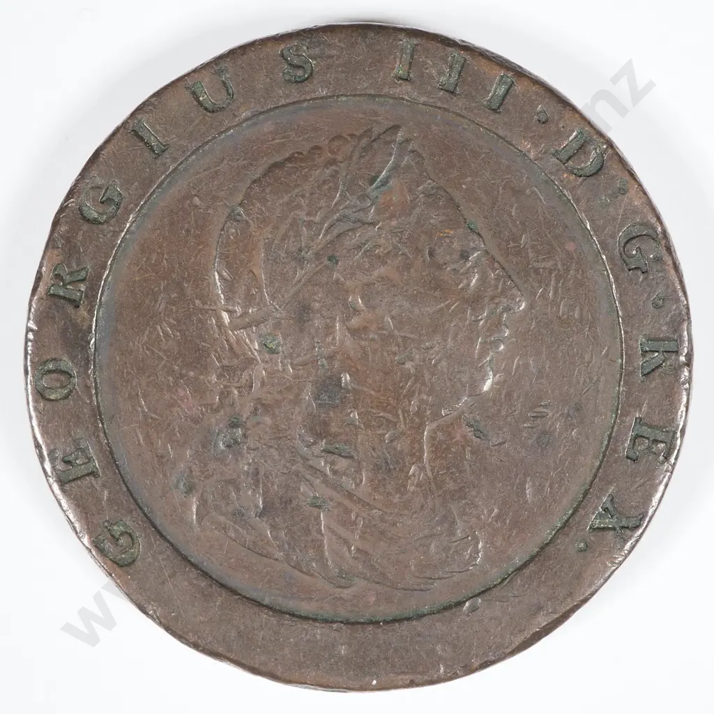 1797 United Kingdom Cartwheel Twopence - F CV 30 GBP  Image 1++