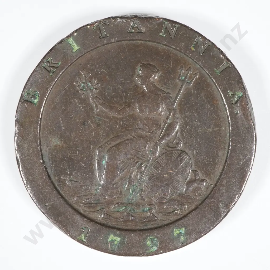 1797 United Kingdom Cartwheel Twopence  Image 1++