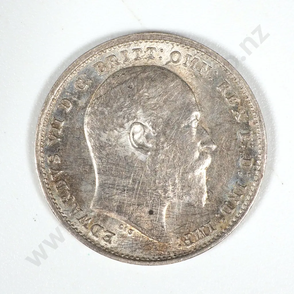 1903 United Kingdom Threepence - UNC CV 65 GBP Image 1++