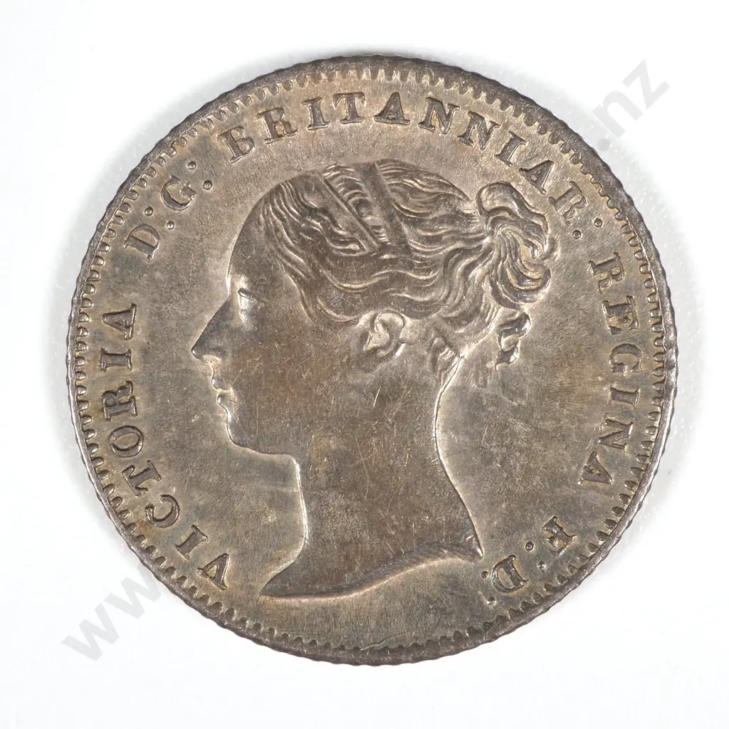 1846 United Kingdom Fourpence Groat  Image 1++