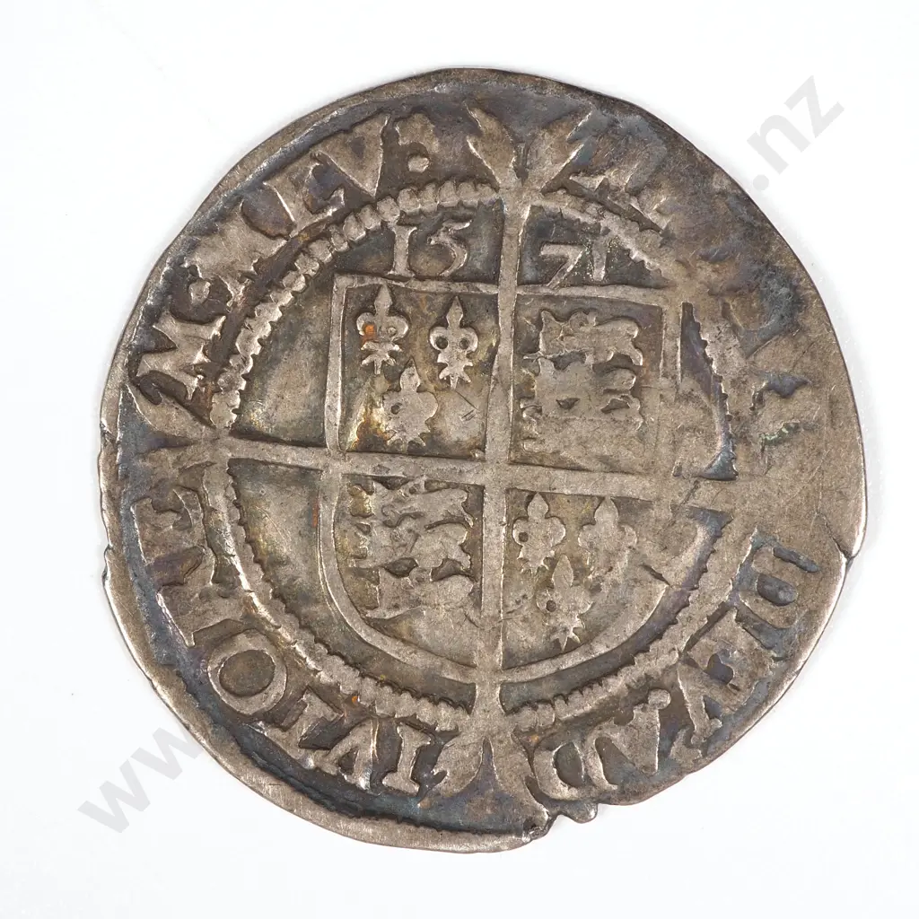 1571 United Kingdom Silver Sixpence - Elizabeth I  Image 1++