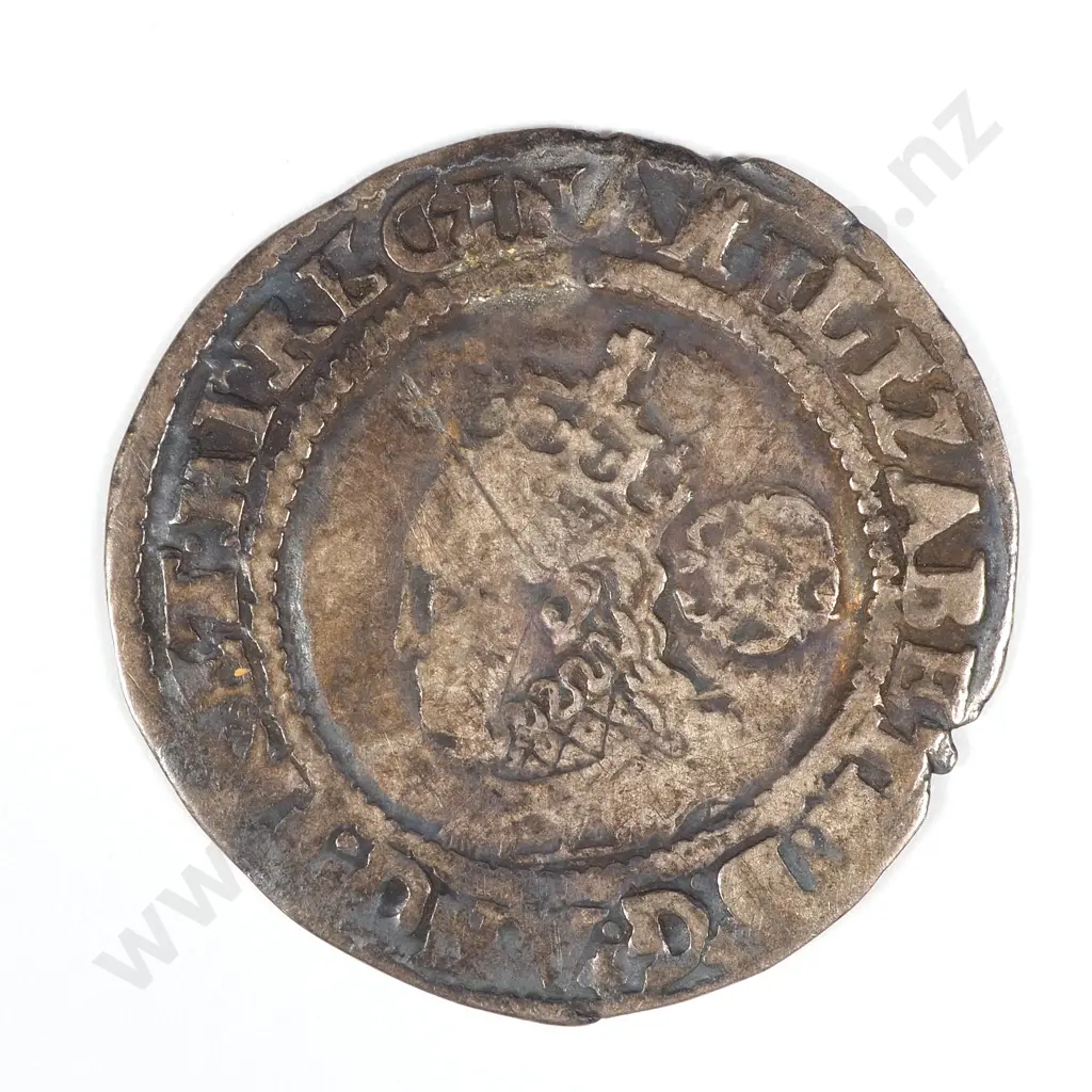 1571 United Kingdom Silver Sixpence - Elizabeth I  Image 1++
