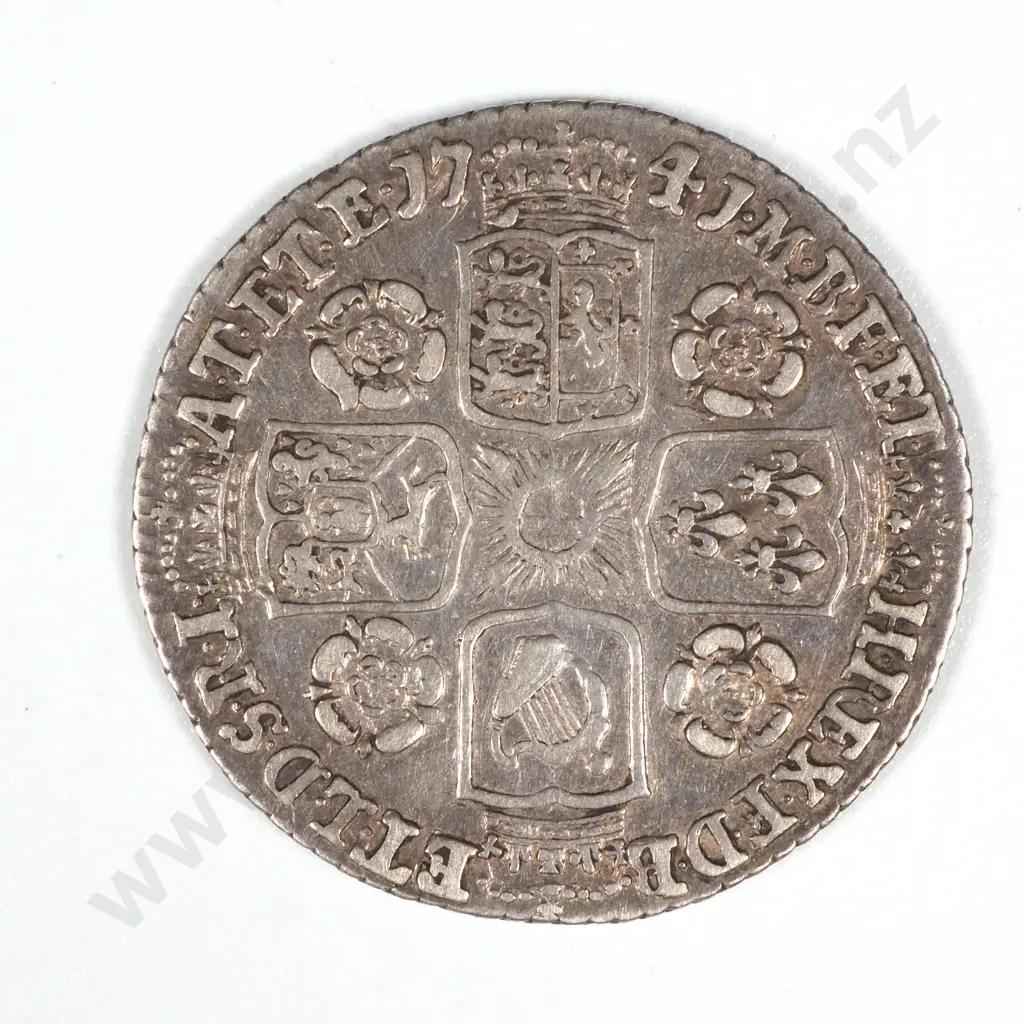 1741 United Kingdom Sixpence  Image 1++
