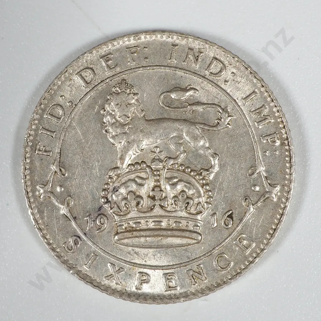 1915 United Kingdom Sixpence - EF CV 30 GBP  Image 1++