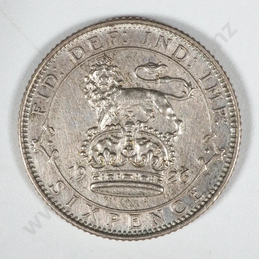 1926 United Kingdom Sixpence - EF 25 GBP  Image 1++