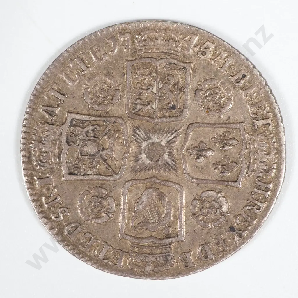 1745 United Kingdom Shilling - George II  Image 1++