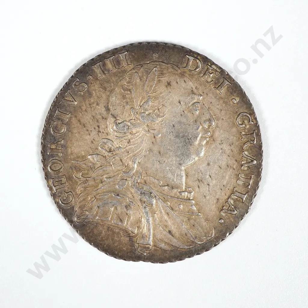 1787 United Kingdom Shilling No Semee of Hearts - EF CV 150 GBP  Image 1++