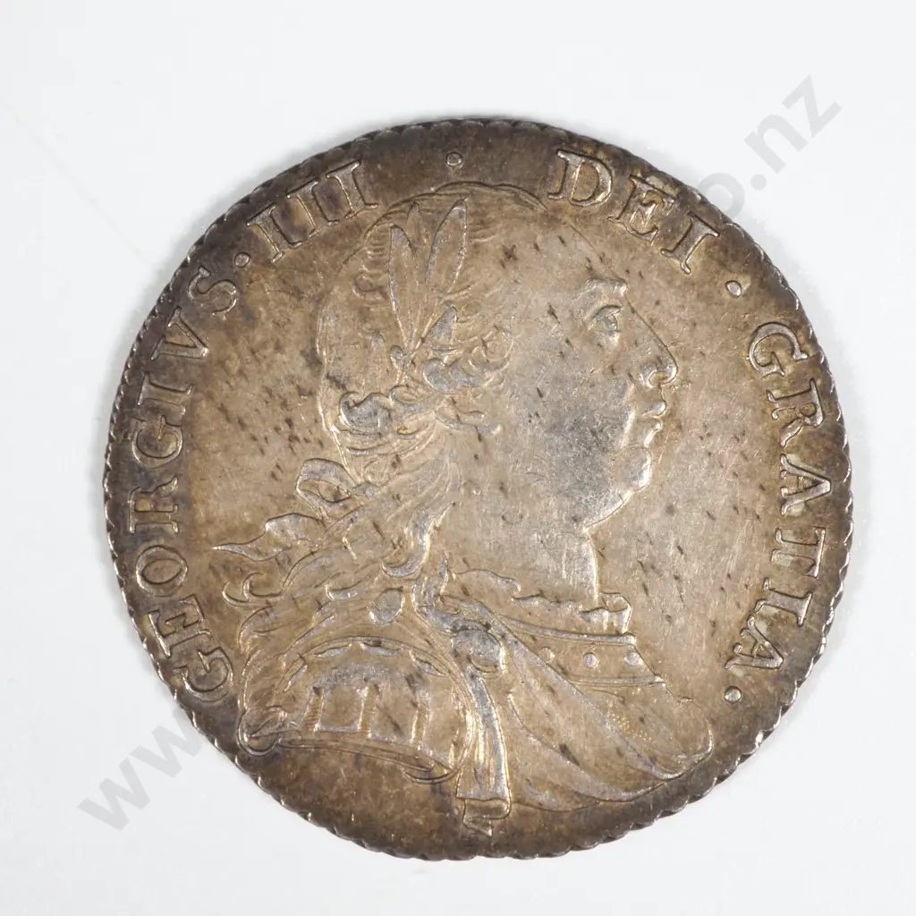 1787 United Kingdom Shilling No Semee of Hearts - EF CV 150 GBP  Image 1++