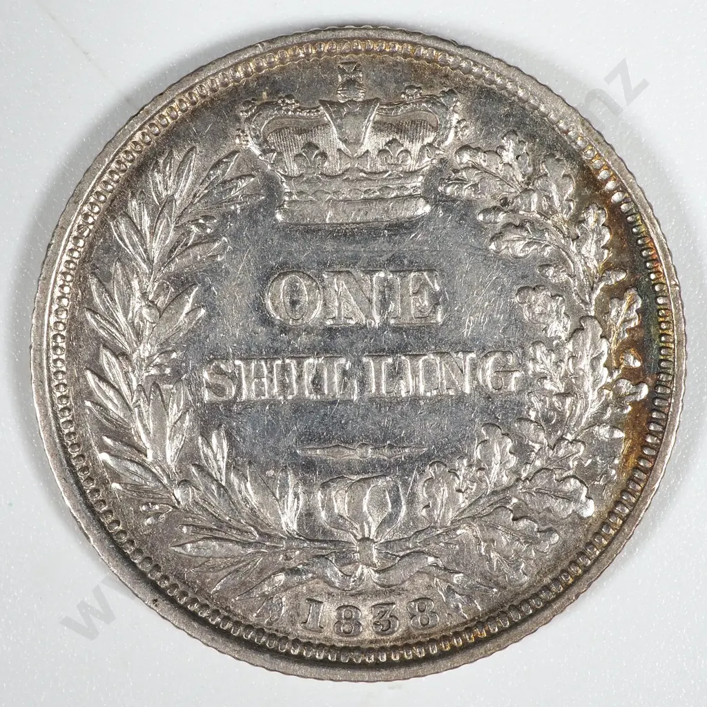 1838 United Kingdom Shilling  Image 1++