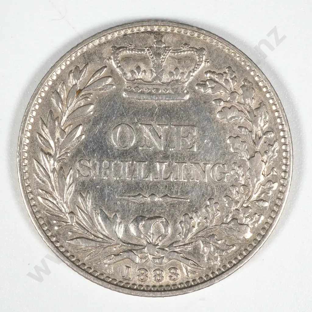 1883 United Kingdom Shilling - EF CV 135 GBP  Image 1++