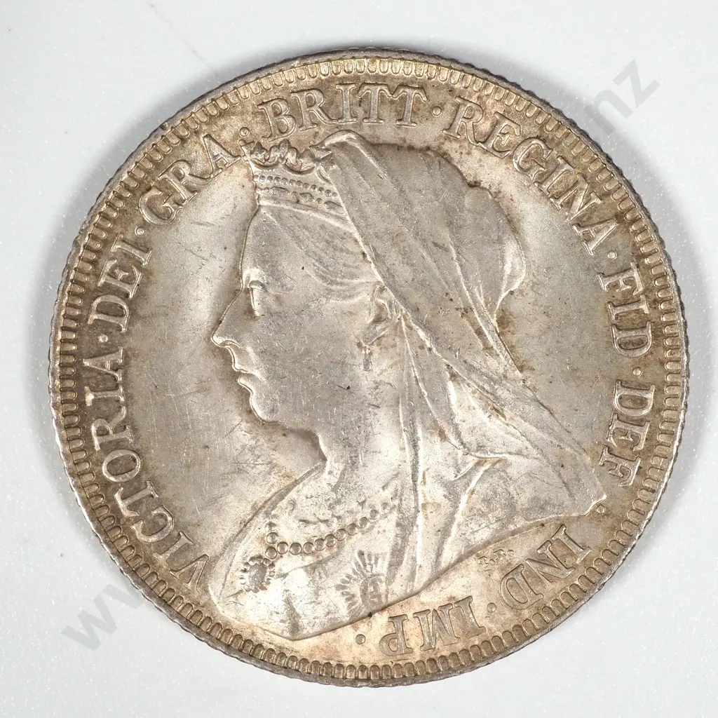 1896 United Kingdom Shilling - UNC CV 140 GBP  Image 1++