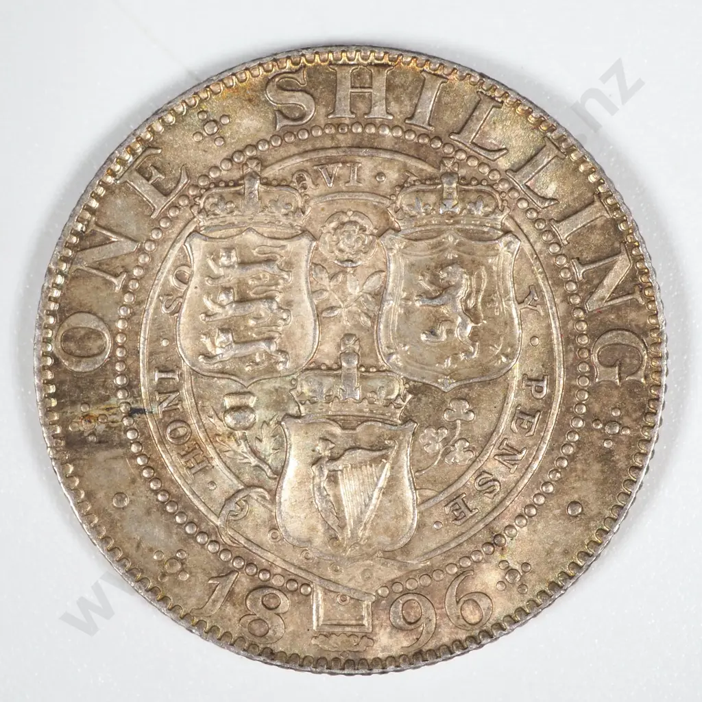 1896 United Kingdom Shilling - UNC CV 140 GBP  Image 1++