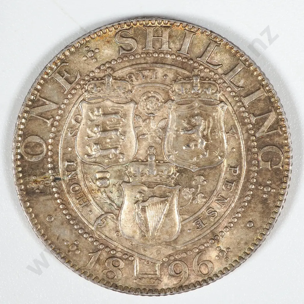 1896 United Kingdom Shilling - UNC CV 140 GBP  Image 1++
