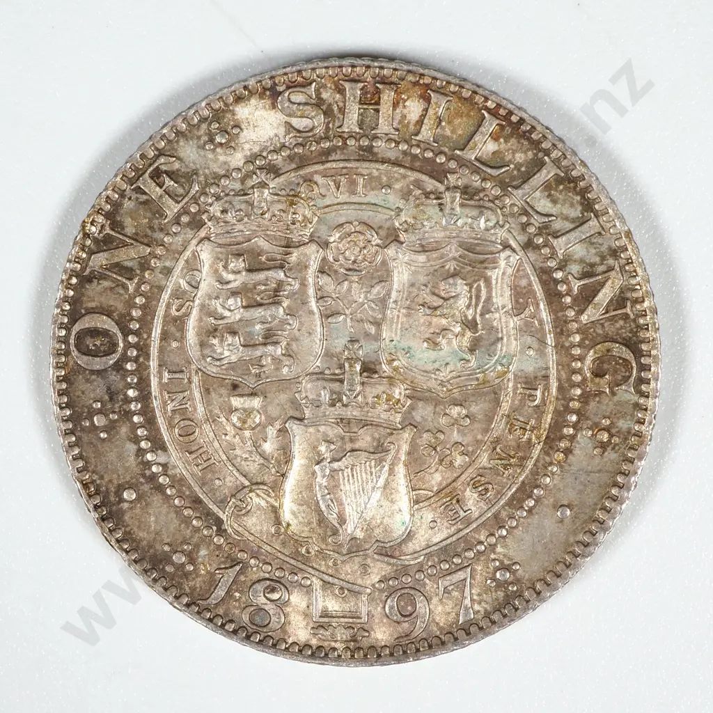 1897 United Kingdom Shilling - UNC CV 120 GBP Image 1++