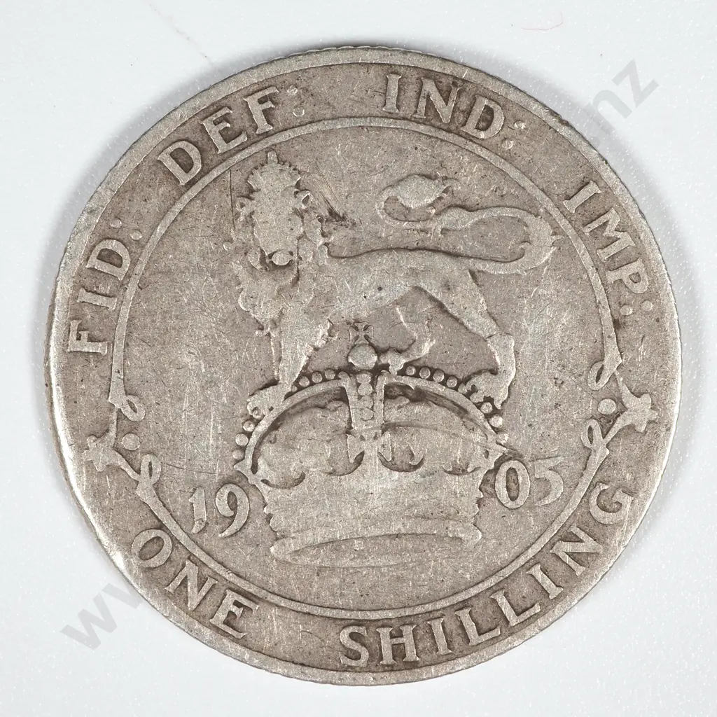 1905 United Kingdom Shilling - Scarce Date  Image 1++