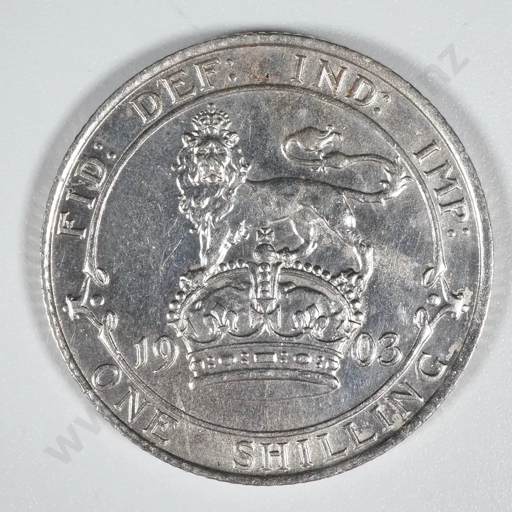 1903 United Kingdom Shilling - EF CV 175 GBP  Image 1++