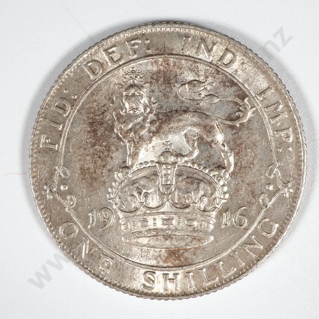 1916 United Kingdom Shilling - EF CV 35 GBP  Image 1++