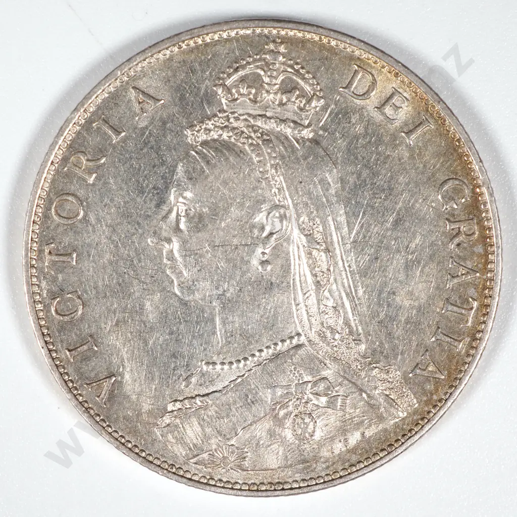 1887 United Kingdom Silver Florin Image 1++