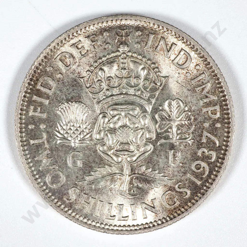 1937 United Kingdom Florin - AUNC  Image 1++