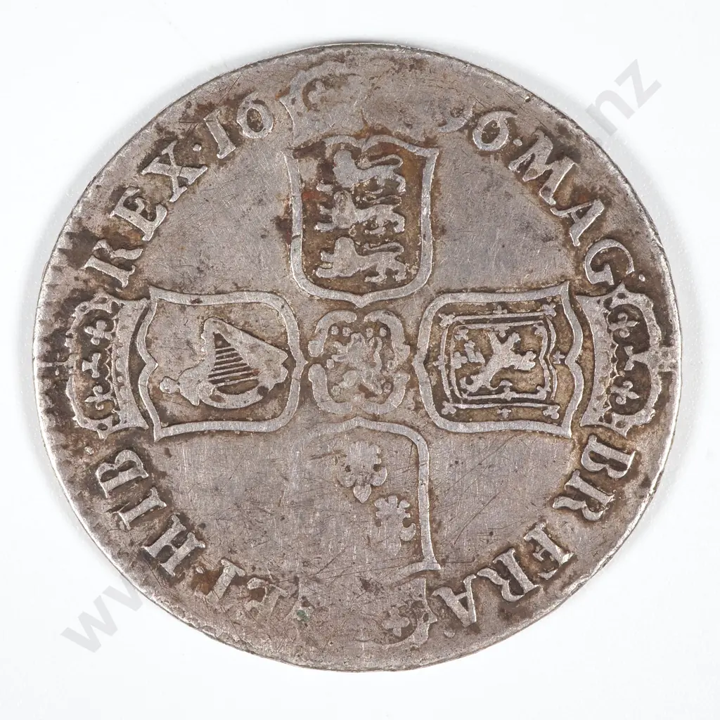 1696 United Kingdom Half Crown - William III  Image 1++