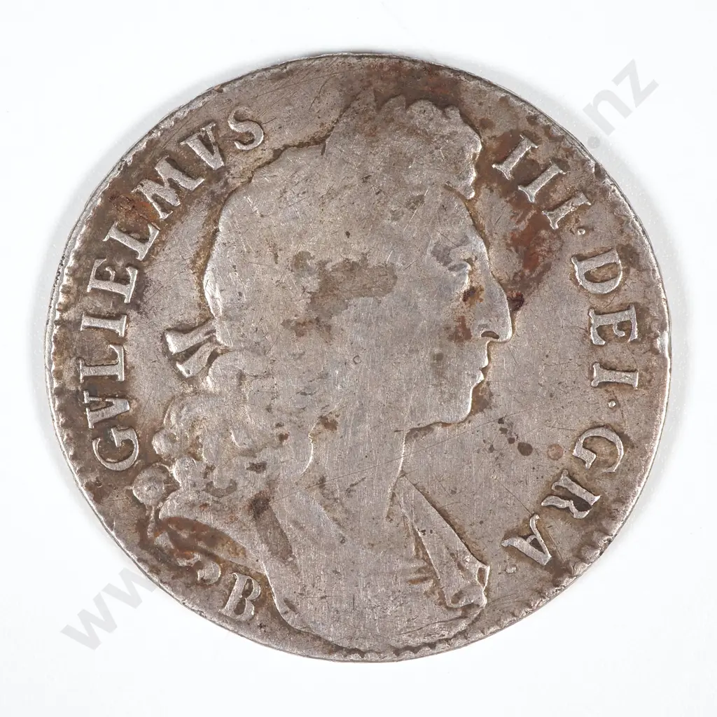 1696 United Kingdom Half Crown - William III  Image 1++