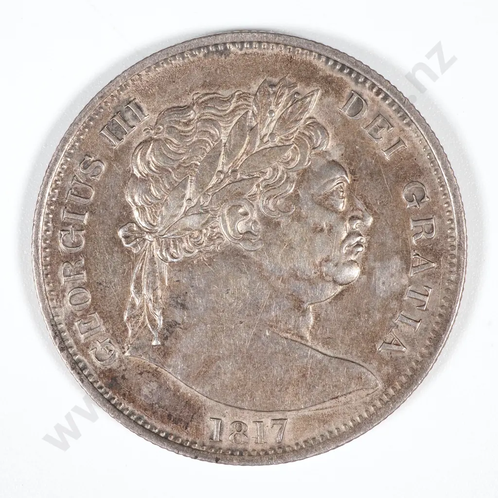 1817 United Kingdom Bullhead Halfcrown - EF CV 325 GBP  Image 1++
