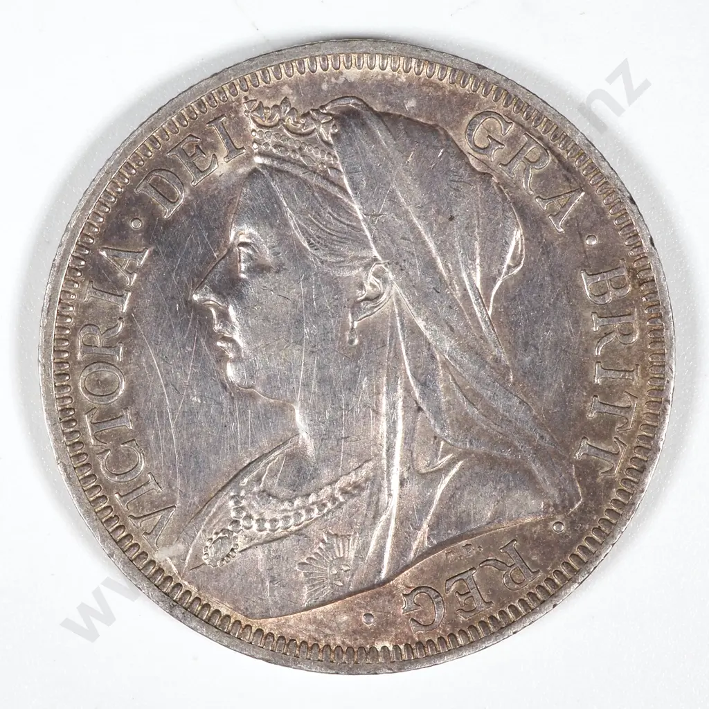 1901 United Kingdom Half Crown Image 1++