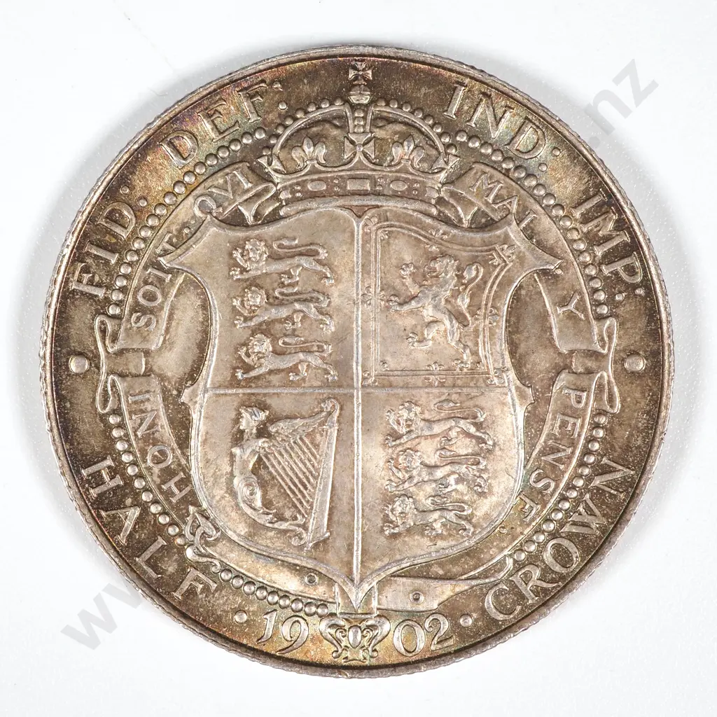 1902 United Kingdom Halfcrown - VF CV 150 GBP  Image 1++