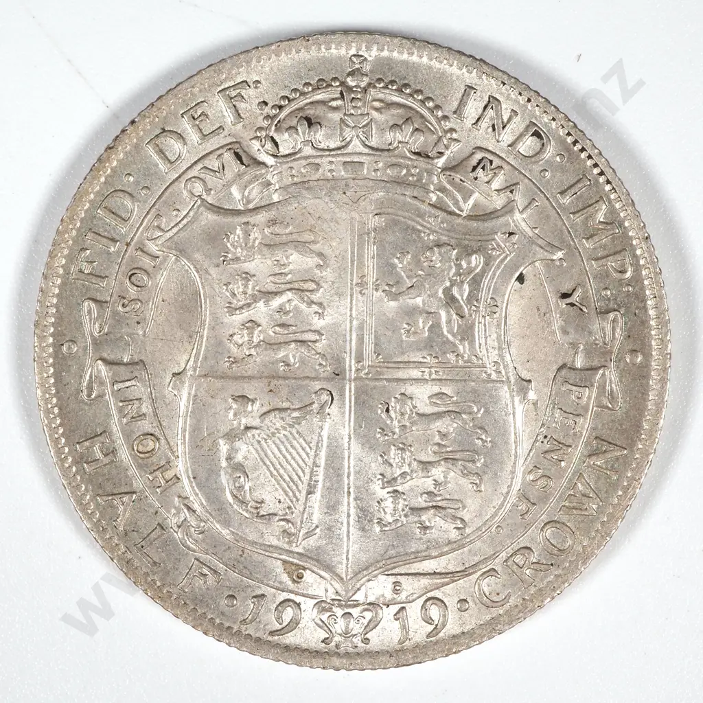 1919 United Kingdom Halfcrown - AUNC CV 90 GBP  Image 1++