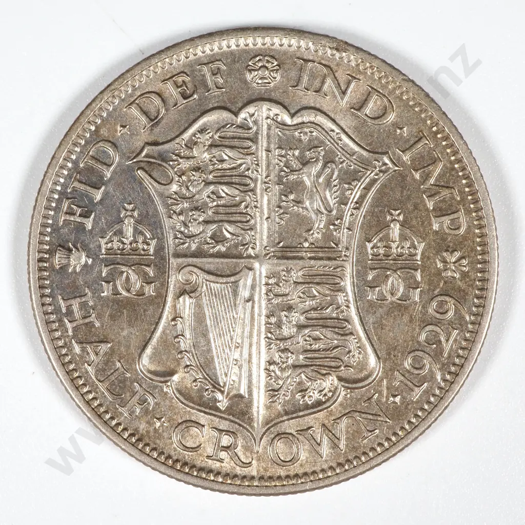 1929 United Kingdom Halfcrown - AUNC CV 35 GBP  Image 1++