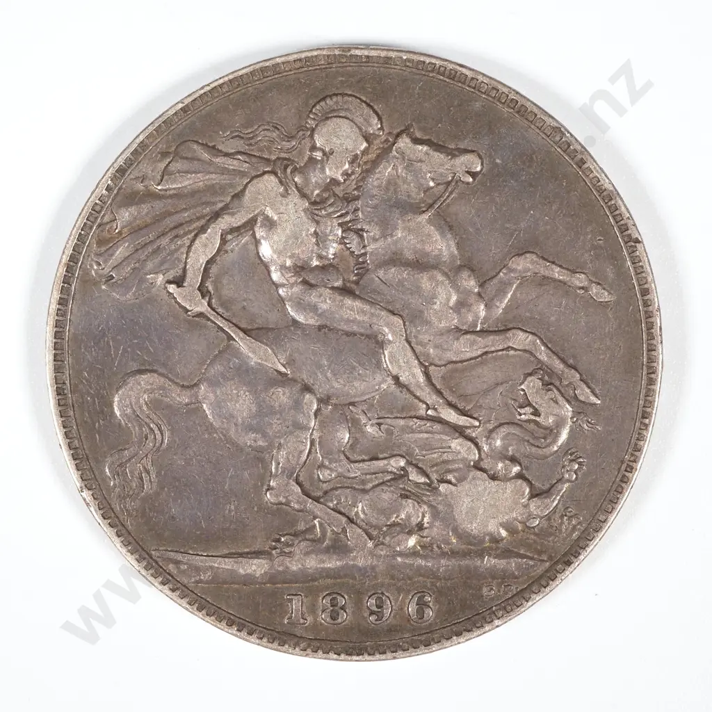 1896 United Kingdom LX Crown - F CV 28 GBP  Image 1++