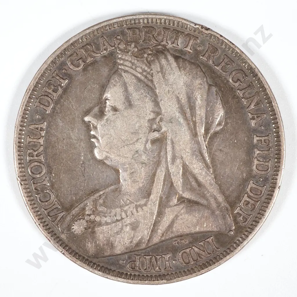 1896 United Kingdom LX Crown - F CV 28 GBP  Image 1++