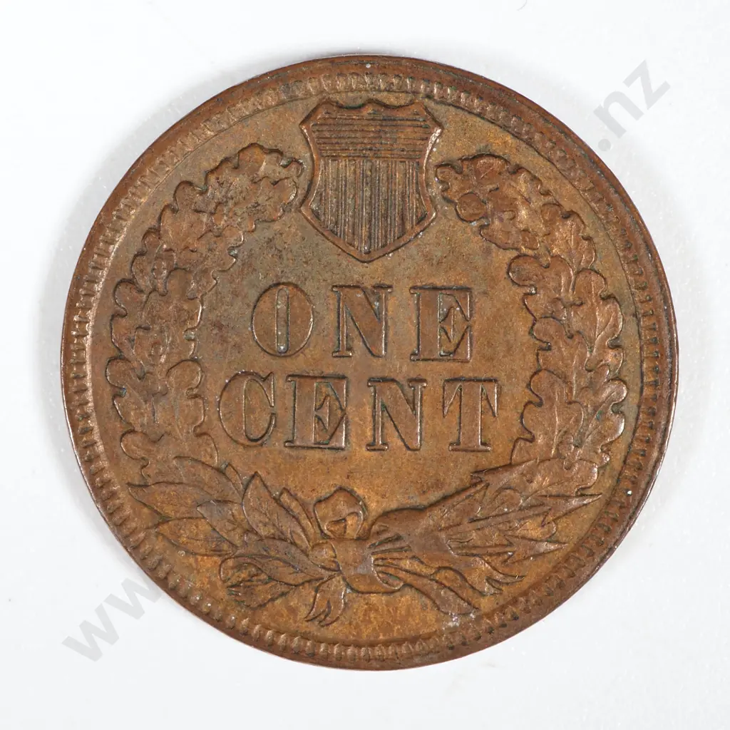 1882 United States of America Indian Head Copper One Cent  Image 1++