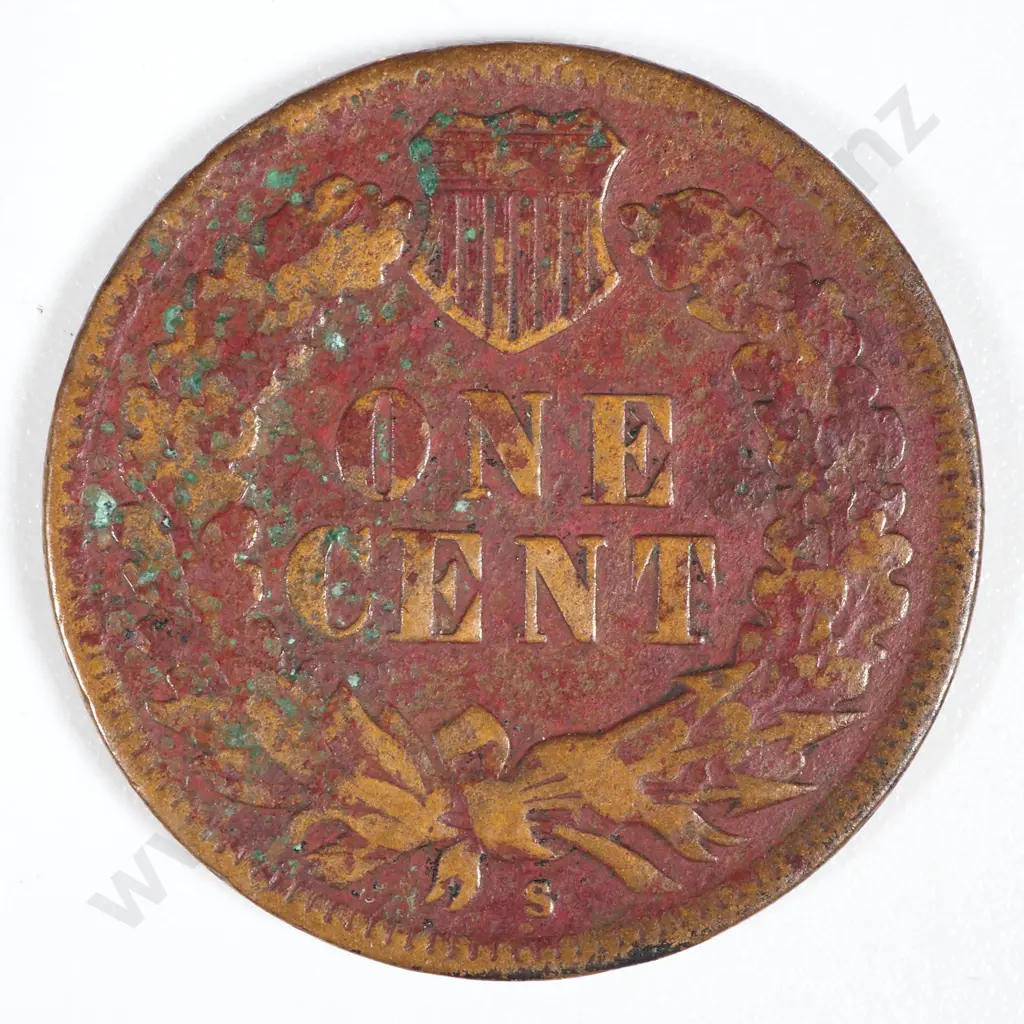 1908 S United States of America Indian Head Copper One Cent  Image 1++