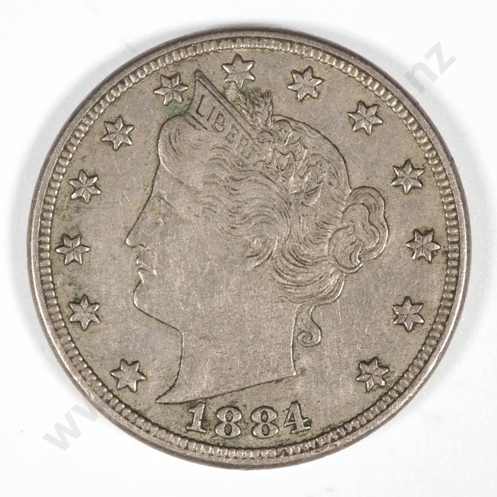 1884 United States of America Nickel   Image 1++