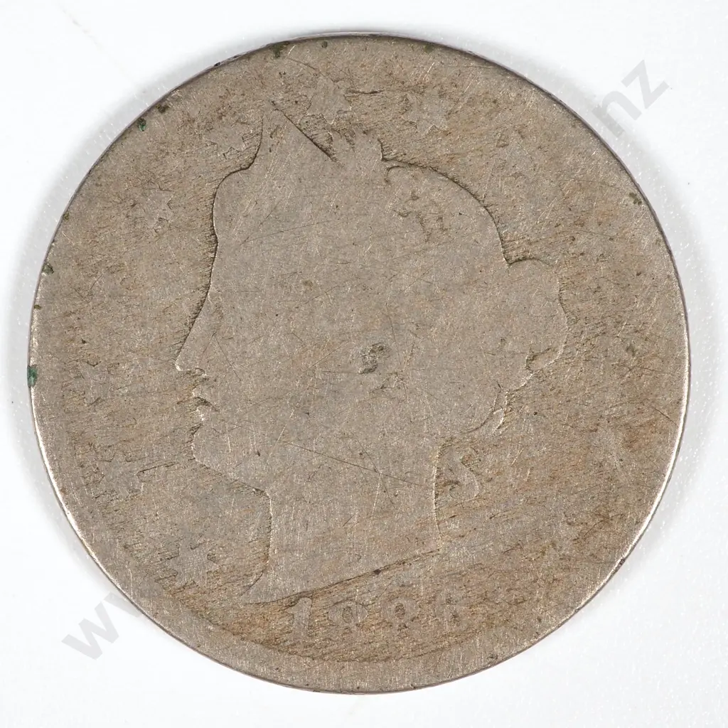 1886 United States of America Nickel - Rare Date  Image 1++
