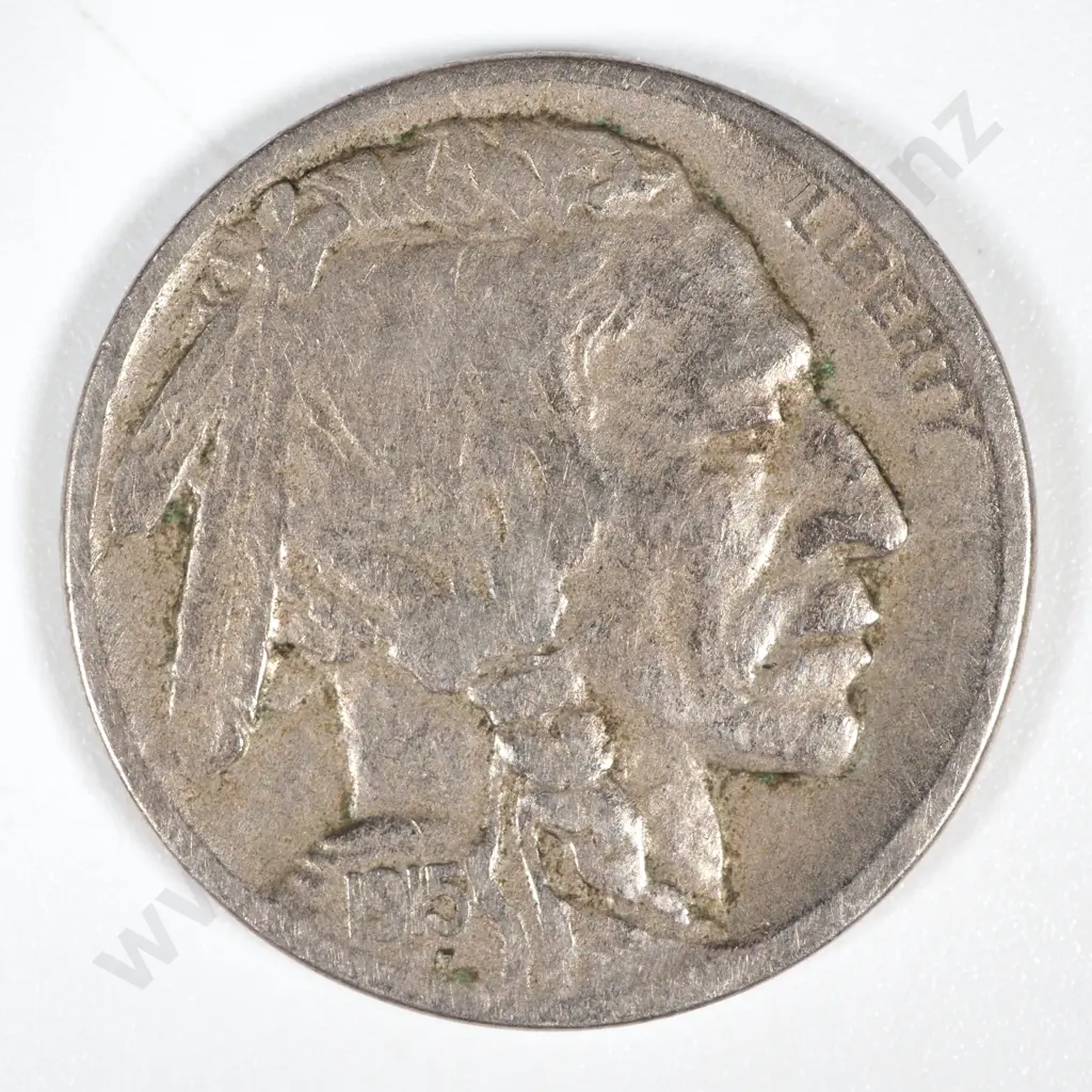 1915 D United States of America Nickel - VF CV 101 USD Image 1++