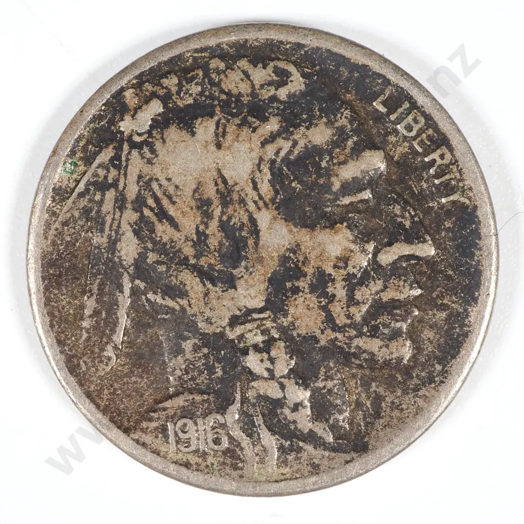 1916 S United States of America NIckel - VF CV 59 USD Image 1++