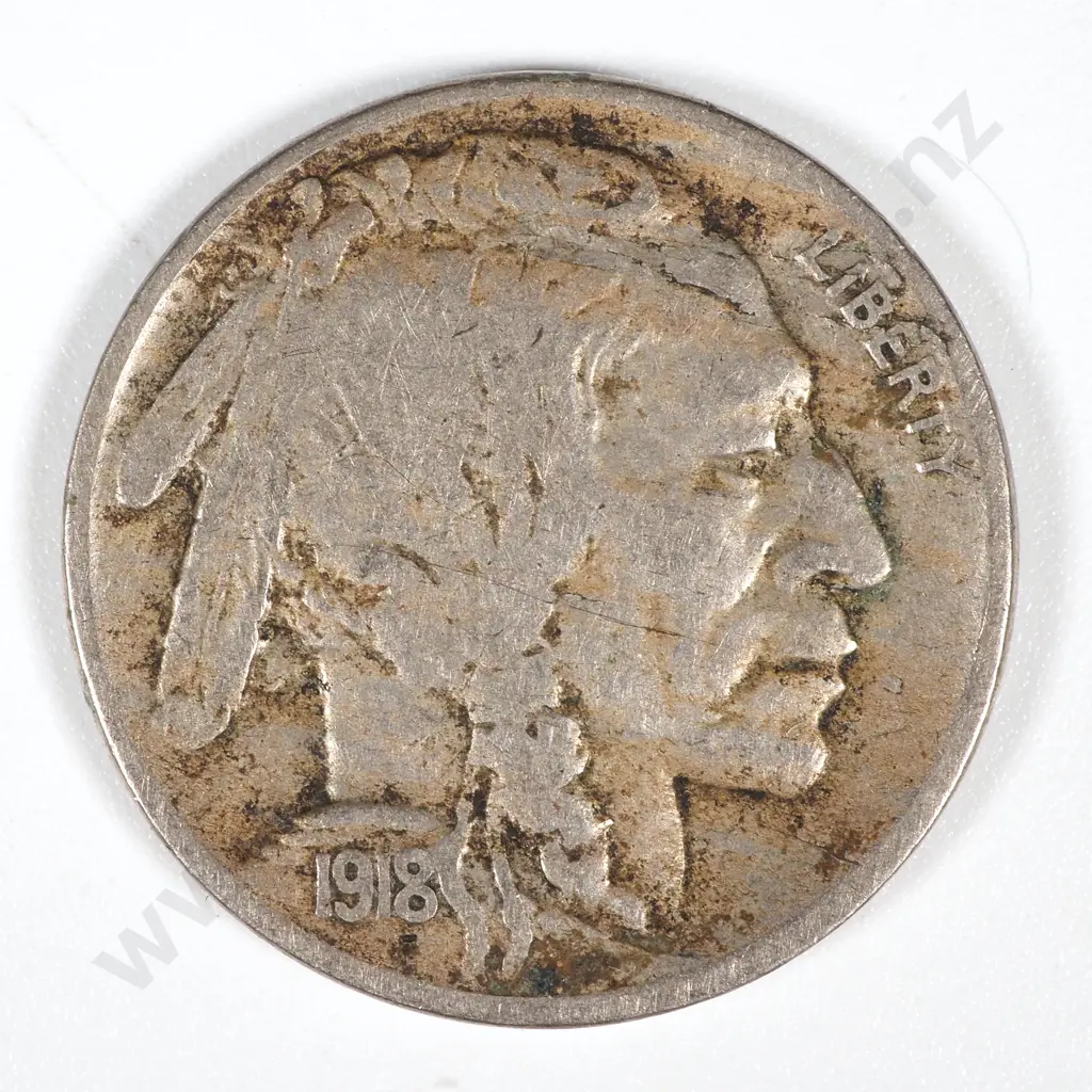 1918 S United States of America Nickel - Scarce Date  Image 1++