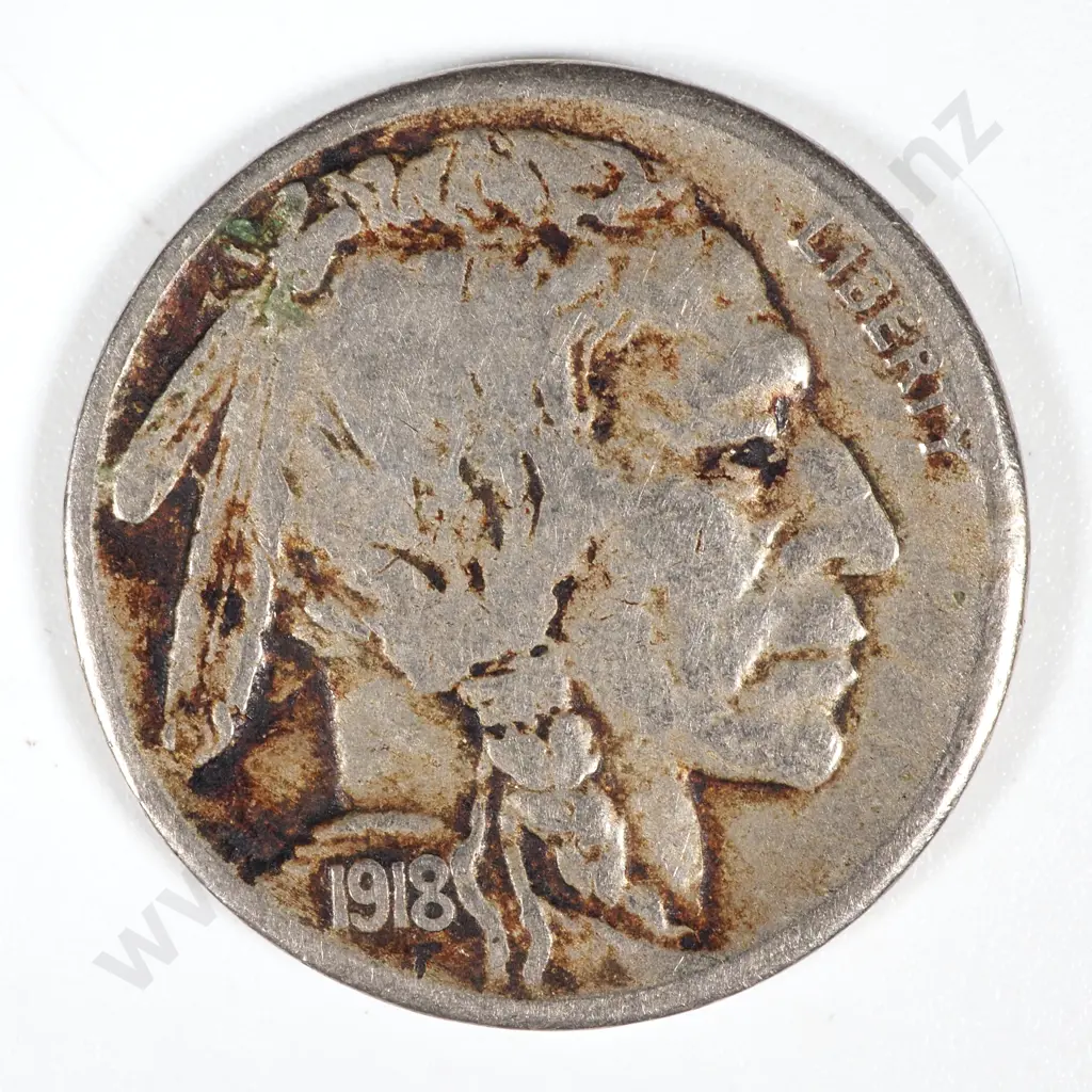 1918 S United States of America Nickel   Image 1++