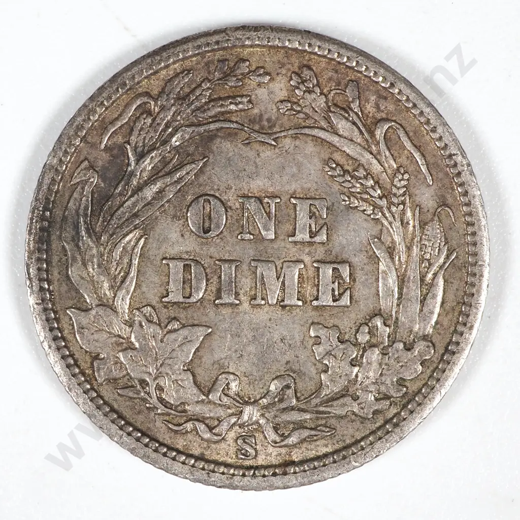1906 S United States of America Dime - EF  Image 1++