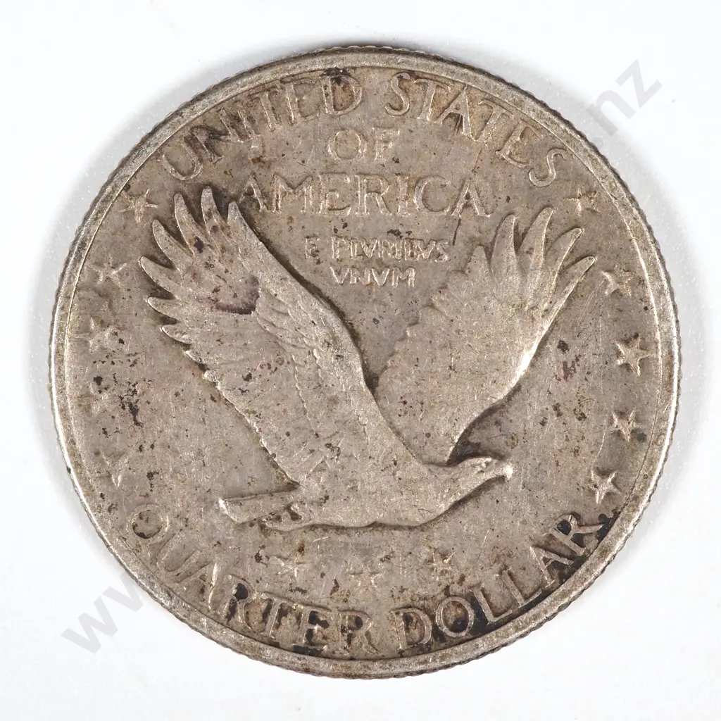 1919 United States of America Quarter Dollar - VF CV 82 USD Image 1++