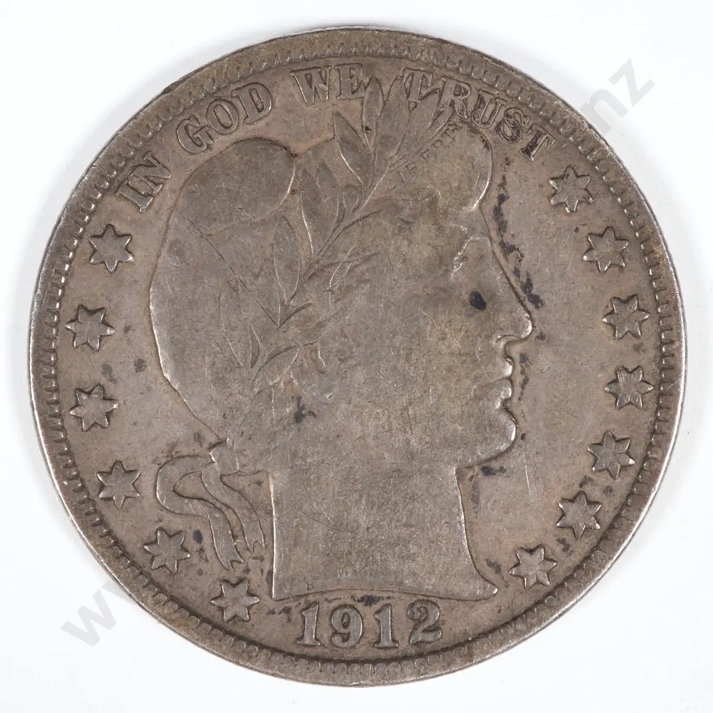 1912 S United States of America Half Dollar  Image 1++